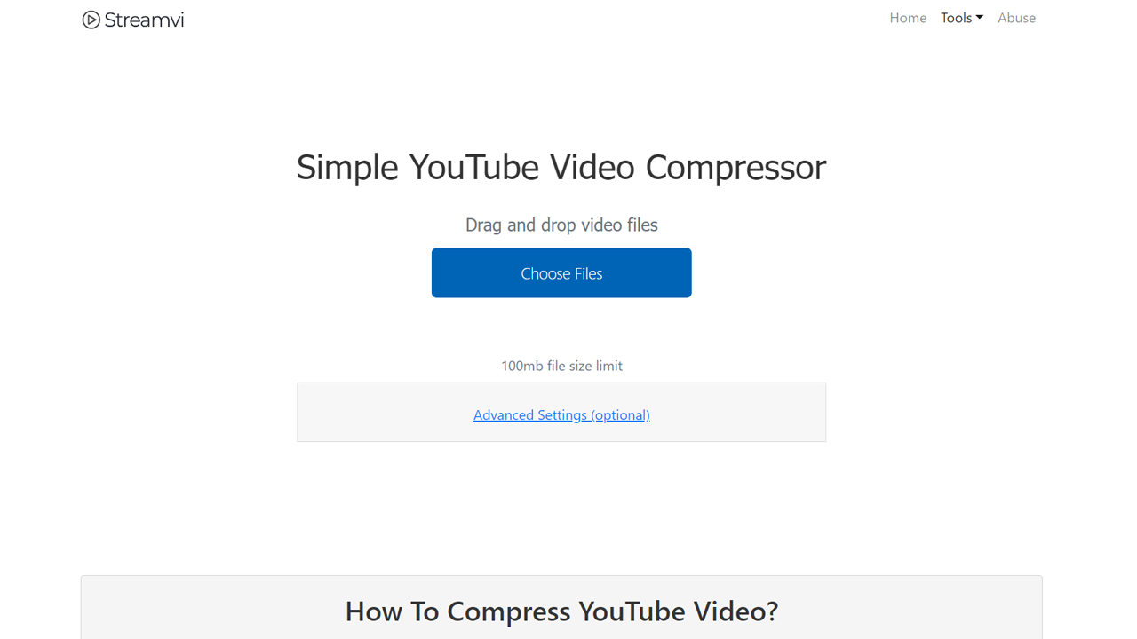 Compress Youtube video